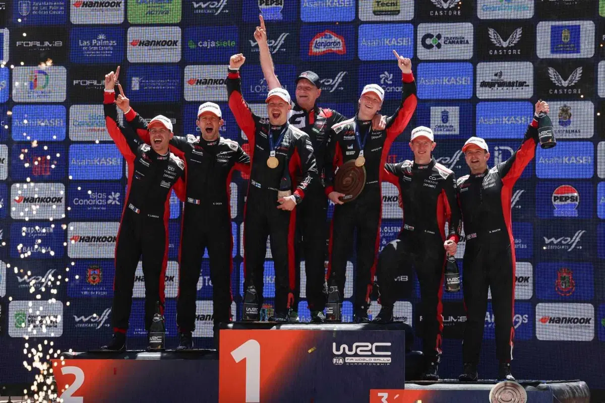 WRC25 Islas Canarias Finale. Kalle Rovanpera e Toyota: è “cappotto”! [VIDEO] (23)