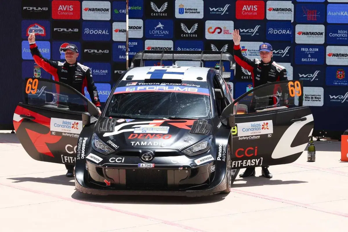 WRC25 Islas Canarias Finale. Kalle Rovanpera e Toyota: è “cappotto”! [VIDEO] (36)