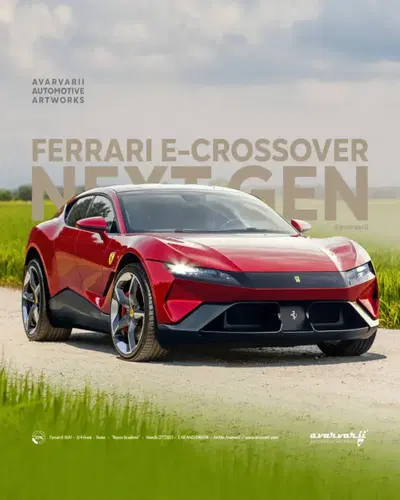 Ferrari elettrica: ancora 164 giorni di attesa, ma nel frattempo ecco il render di Avarvarii