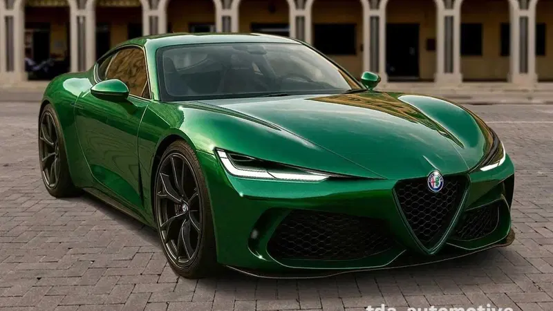 Alfa Romeo Giulia S Coup&eacute;, ispirata dalla 33 Stradale [RENDER]
