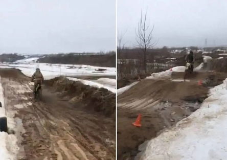 Il motocross può cambiare le sorti della guerra. O almeno lo sperano i soldati russi