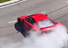 Ferrari F40, la maestria del controsterzo su un'auto per niente facile [VIDEO]