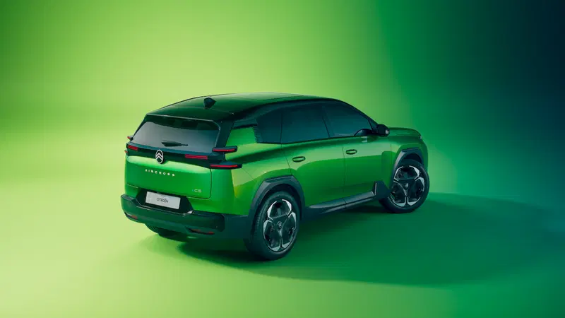 Il design posteriore della Citroen C5 Aircross