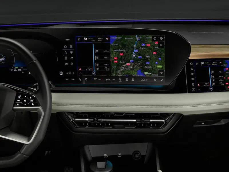 Infotainment avanzato per la nuova Audi A6 e-tron