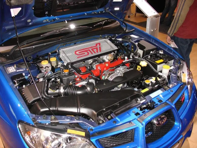 Il motore della leggendaria Subaru Impreza WRC STI