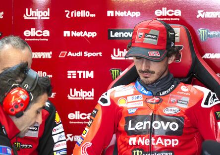 Bagnaia non cerca più il feeling del 2024: Basta. I punti che avevo a favore, staccata e ingresso, non li ho più