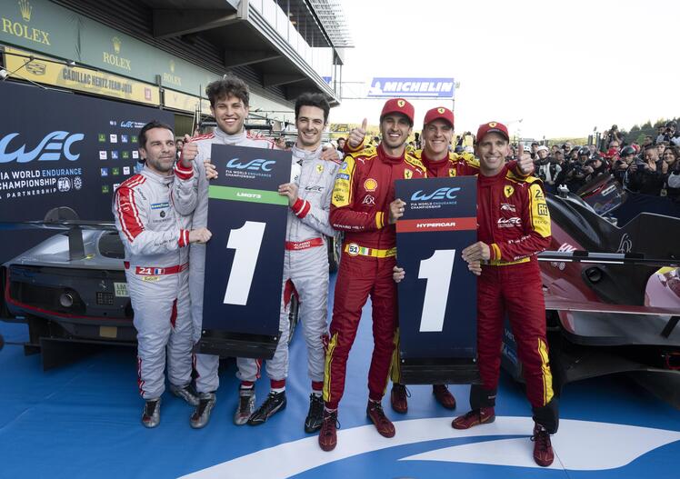 Ferrari, che spettacolo nel WEC! Doppietta per la 499P alla 6 Ore di Spa con la #51 e la #50. Vittoria in LMGT3 per la 296 #21