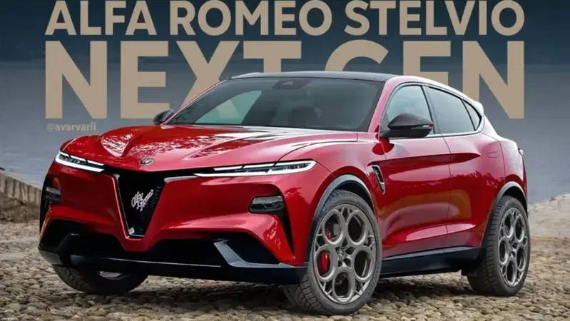 Alfa Romeo Stelvio 2025: questo &egrave; il render pi&ugrave; bello di @Avarvarii