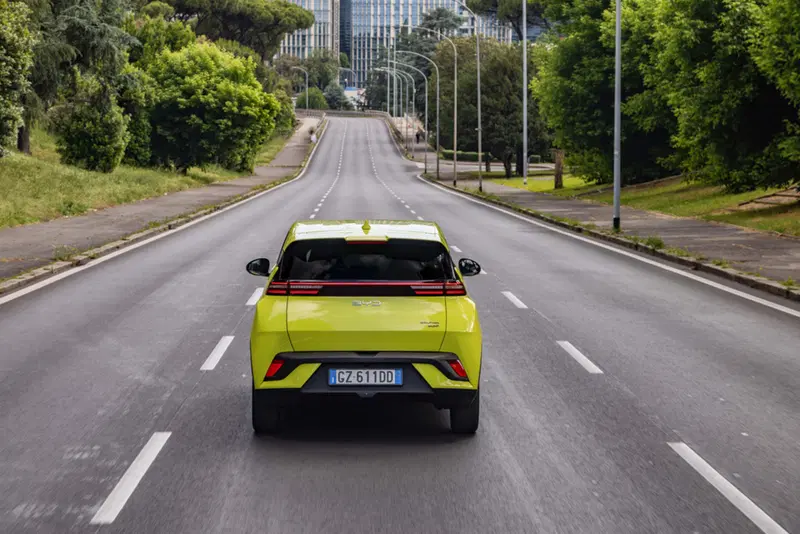 Il posteriore della BYD Dolphin Surf