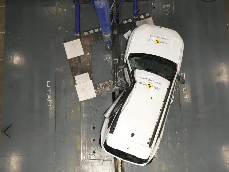 Crash test laterale
