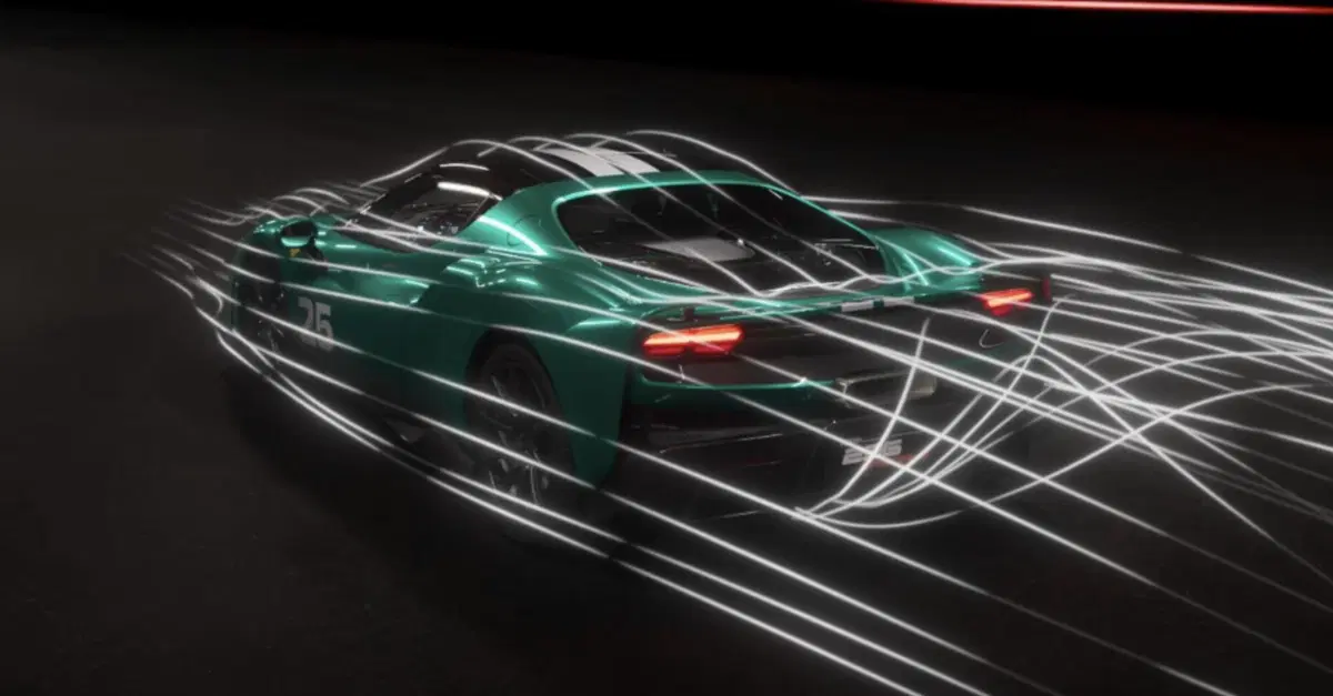 L'aerodinamica raffinata della Ferrari 296 Speciale: un capolavoro di ingegneria aeronautica
