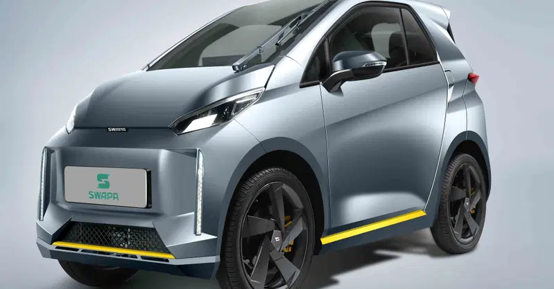 Microcar Swapa: il parcheggio "summon" col bottone &egrave; un'idea originale