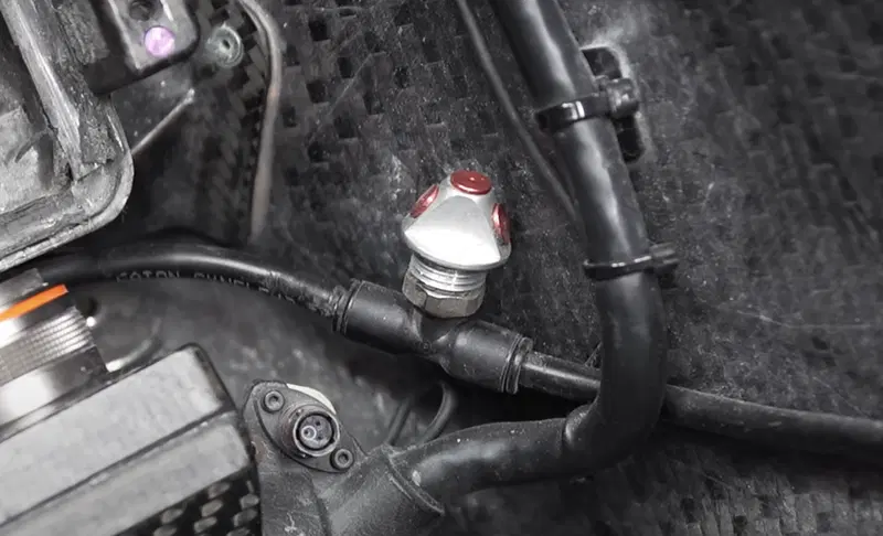 Ugelli all'interno del cockpit