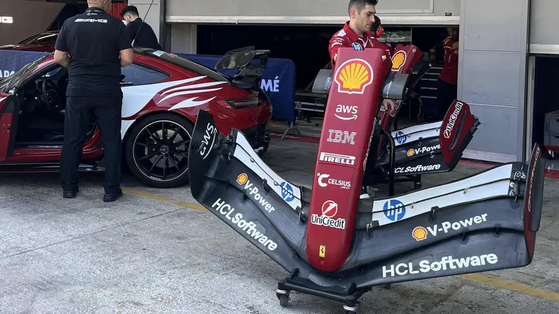 F1. GP Spagna, Ferrari chiamata ai box FIA: maggiori test all'ala anteriore della SF-25 prima delle qualifiche