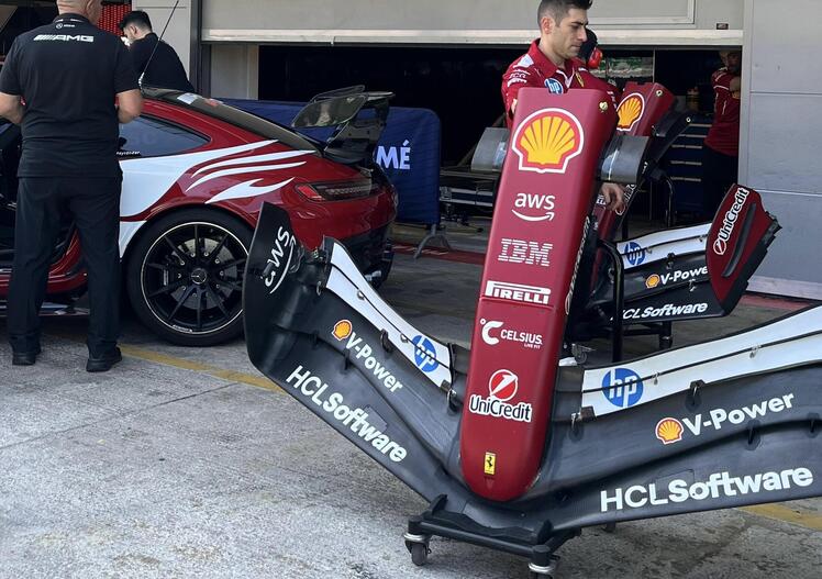 F1. GP Spagna, Ferrari chiamata ai box FIA: maggiori test all'ala anteriore della SF-25 prima delle qualifiche