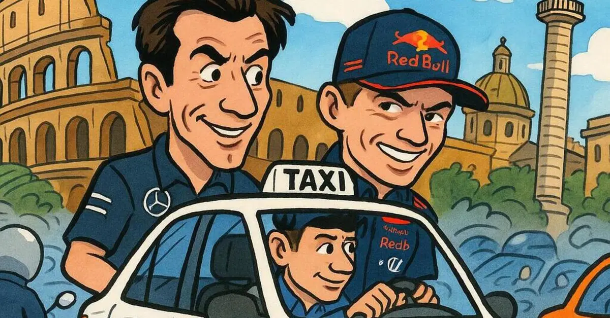 "Verstappen come i tassisti romani": la battuta di Toto Wolff fa infuriare i conducenti della Capitale