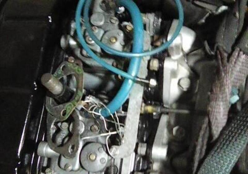 Lancia fulviad'epoca del 1980 a Verona