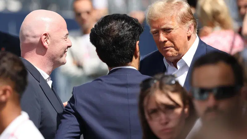 Trump a bordo di una monoposto di F1 al COTA? Almeno quella gliel'avrebbero lasciata guidare