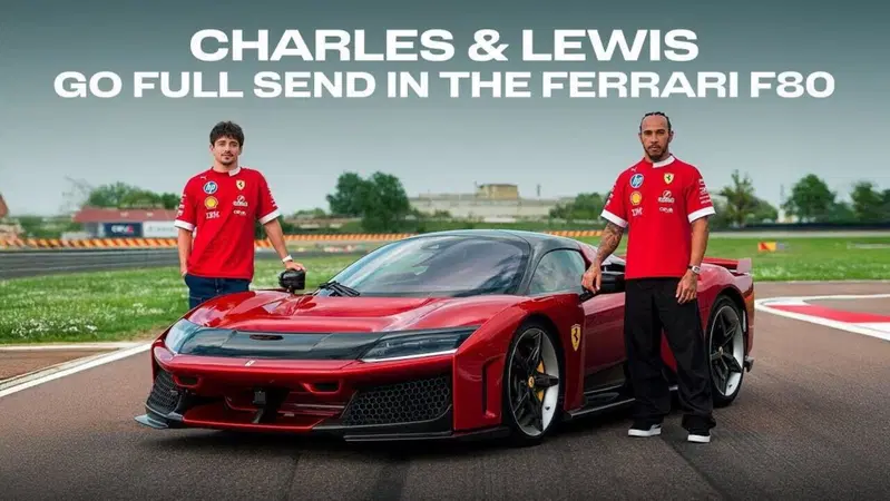 Ferrari F80: Hamilton e Leclerc in pista, ma Lewis &egrave; quello pi&ugrave; sorpreso &ldquo;&Egrave; l&rsquo;auto pi&ugrave; veloce che abbia mai guidato&rdquo; [VIDEO]
