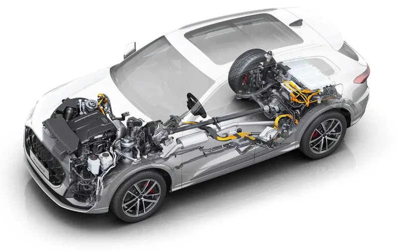 Propulsore della Nuova Audi Q5 e-hybrid