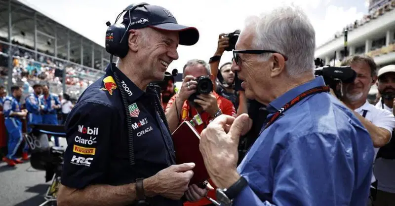 Adrian Newey e Piero Ferrari