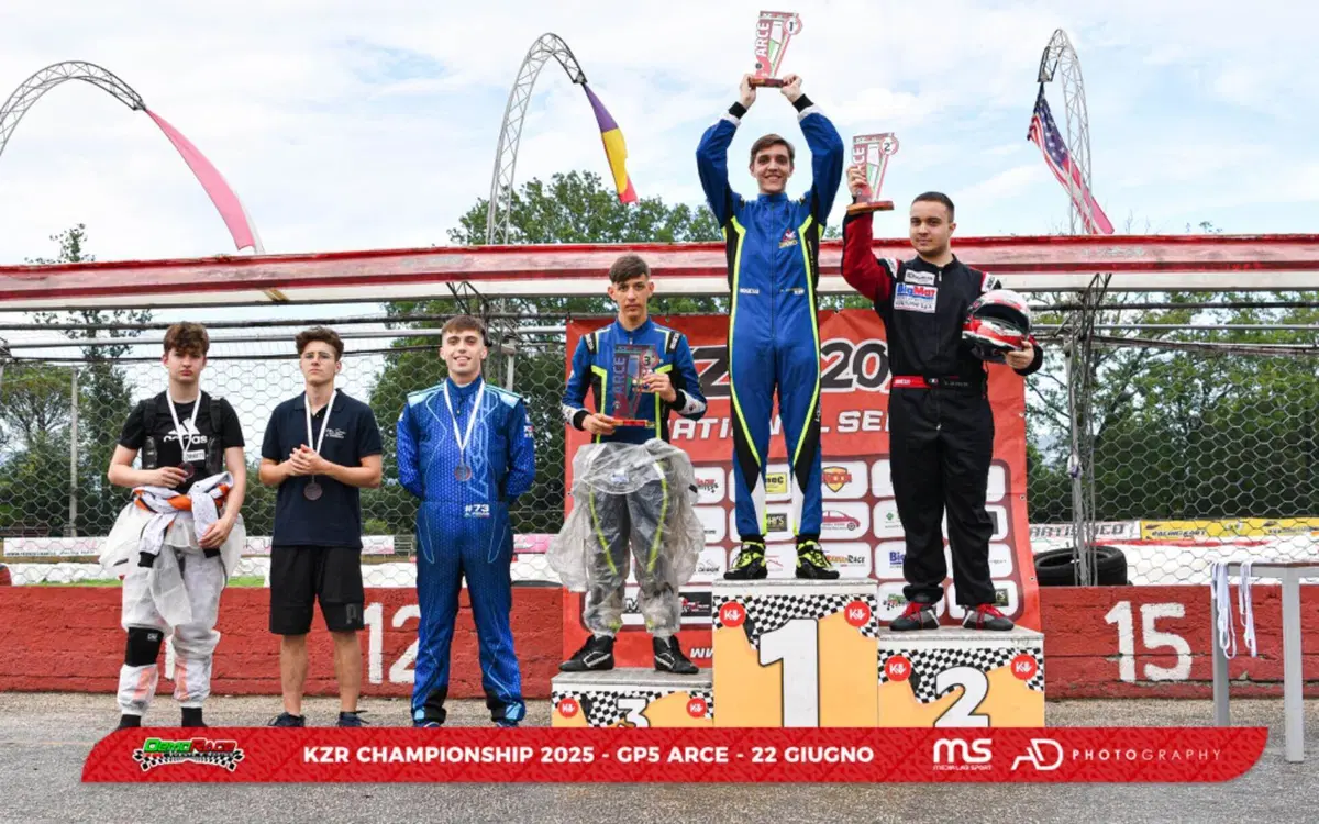 KZR Championship: ad Arce trionfano Ghidini, Celentano e Pelosi in un GP5 mozzafiato tra sole e piog (3)