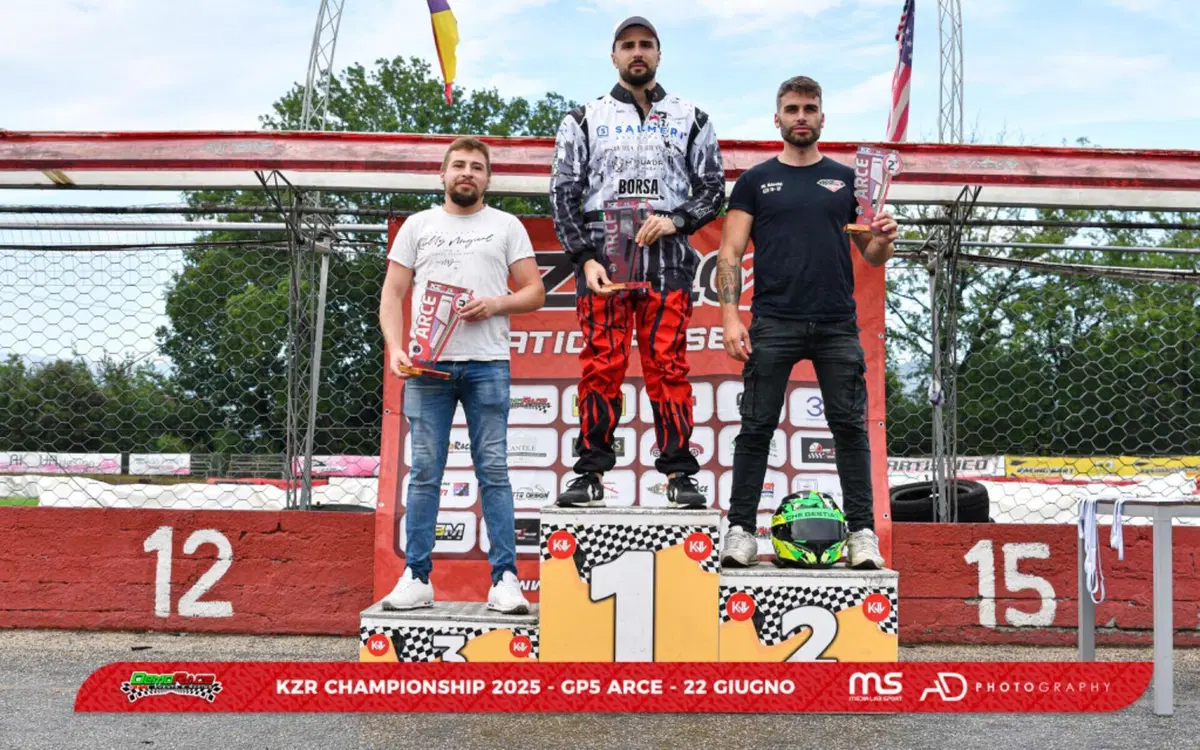 KZR Championship: ad Arce trionfano Ghidini, Celentano e Pelosi in un GP5 mozzafiato tra sole e piog (4)