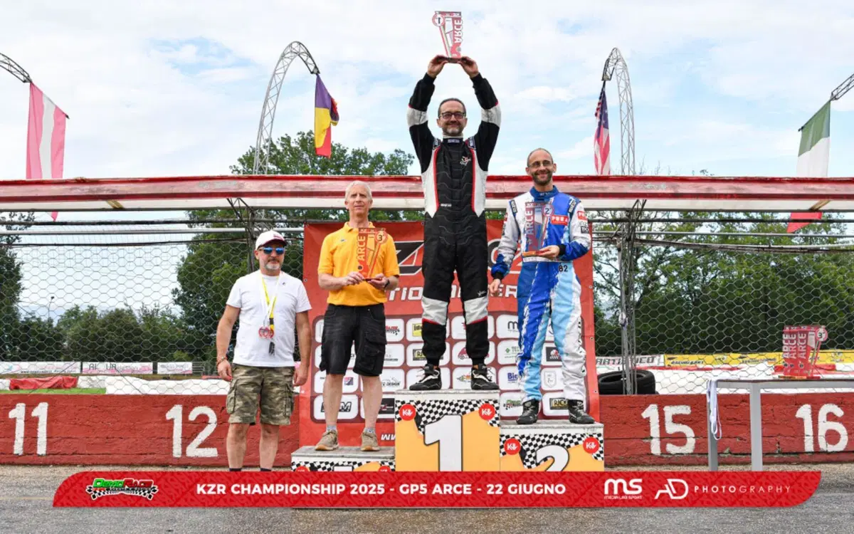 KZR Championship: ad Arce trionfano Ghidini, Celentano e Pelosi in un GP5 mozzafiato tra sole e piog (5)