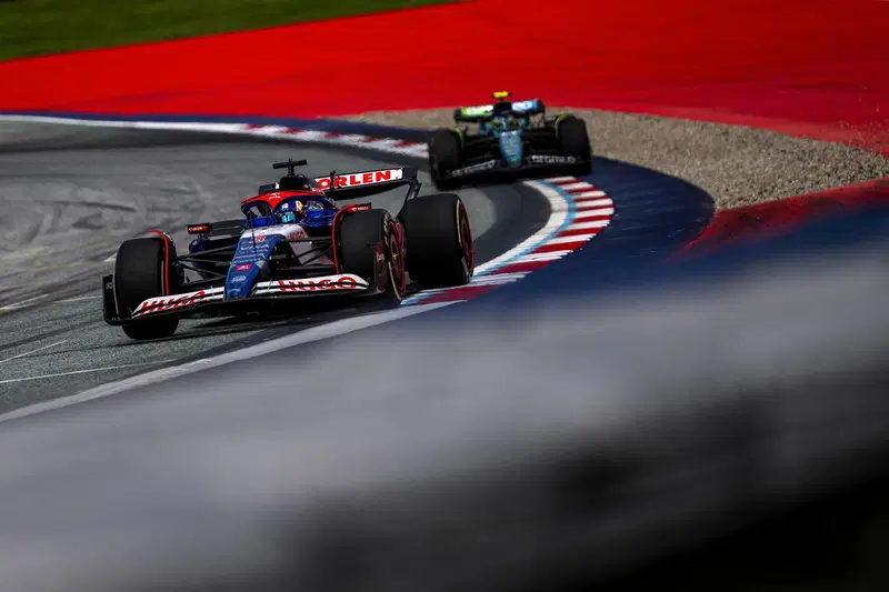 Red Bull Ring con ghiaia