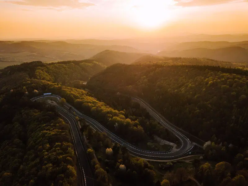 Nordschleife al tramonto