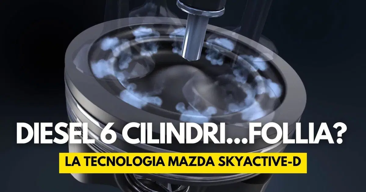 Mazda, le sue tecnologie spiegate bene: ma sono matti a fare un diesel 6 cilindri? [VIDEO]