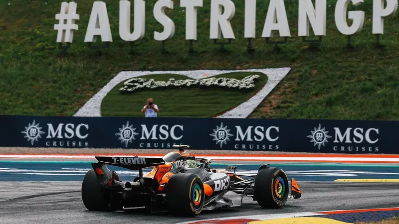 F1. GP Austria 2025: doppietta McLaren in FP2 con Norris-Piastri. Verstappen 3&deg;, Leclerc 5&deg;, Hamilton solo 10&deg;