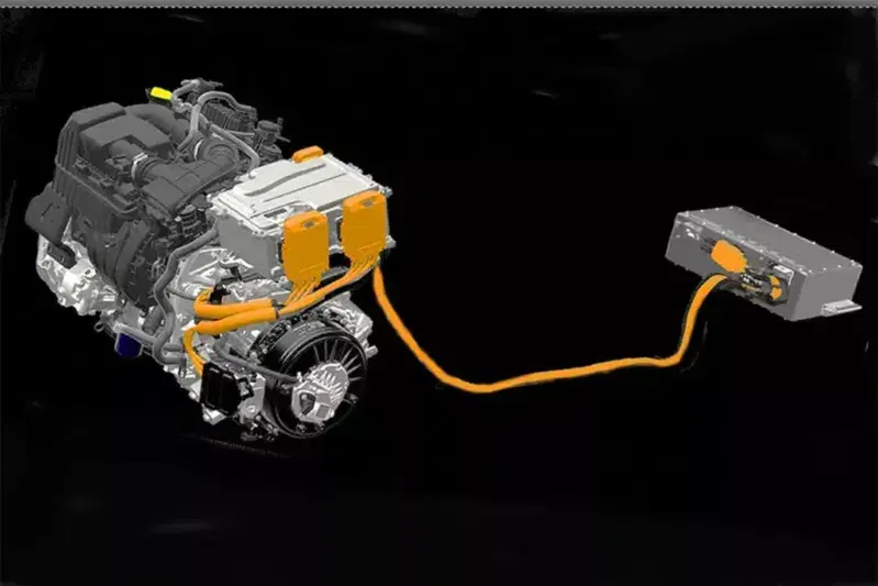 SIstema ibrido del motore HR18