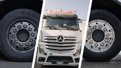 Come si lava un camion? Riportiamo a nuovo un Mercedes Actros 44