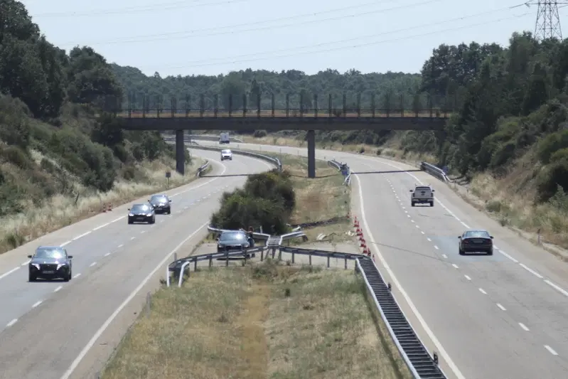 Tratto dell'autostrada dove &egrave; avvenuto l'incidente