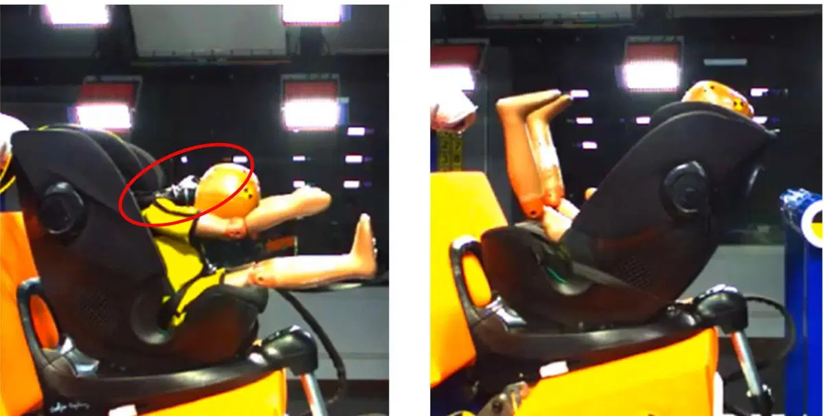 Sicurezza in auto: l'importanza del seggiolino, ecco cosa succede durante un crash test (8)