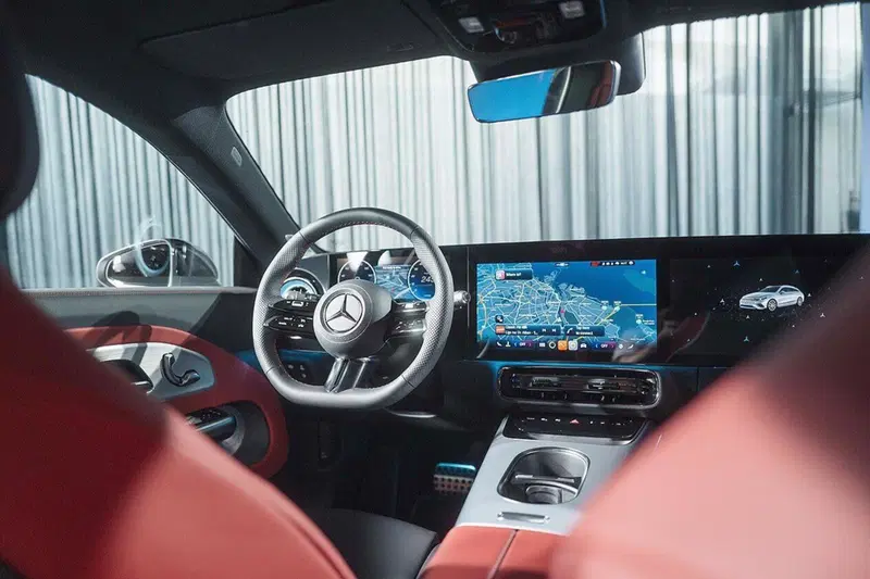 Gli interni della Mercedes CLA Shooting Brake