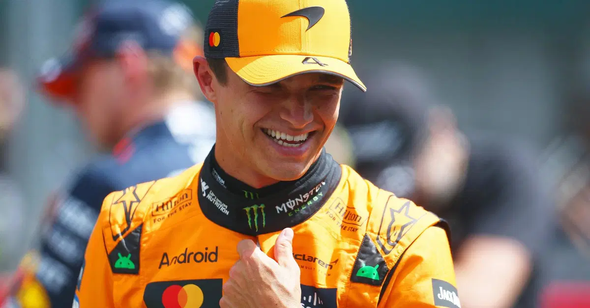 F1. Sprint GP Belgio, Lando Norris: "Divertente la lotta con Leclerc. Red Bull veramente veloce con Verstappen"