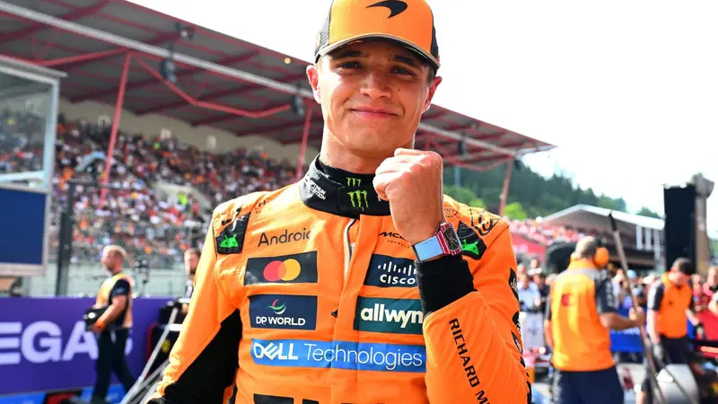 F1. Qualifiche GP Belgio, Norris: "La macchina vola, io e Piastri ci spingiamo al limite"