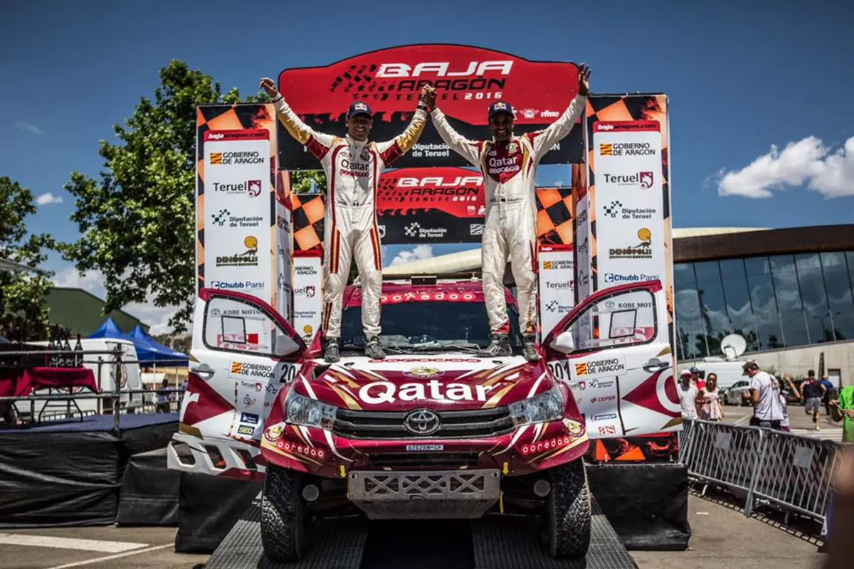 Baja Spagna. Super Al Attiyah (Toyota) e Super Barreda (Honda) (3)