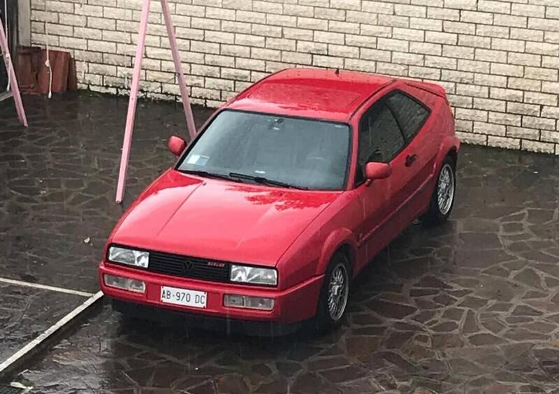 Volkswagen Corrado G60d'epoca del 1991 a Roma