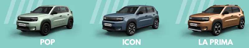 Allestimenti di nuova Fiat Grande Panda Hybrid