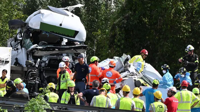 Tragedia sull'A1: l'analisi scientifica del tamponamento