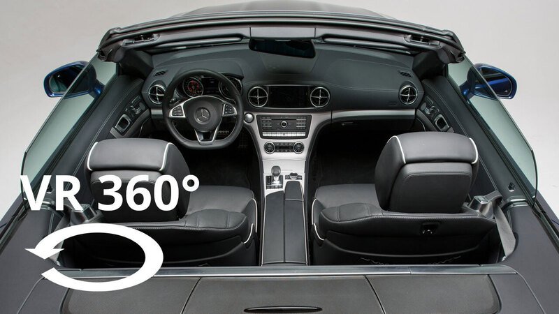 Mercedes-Benz SL: scopri gli interni nel video a 360&deg;
