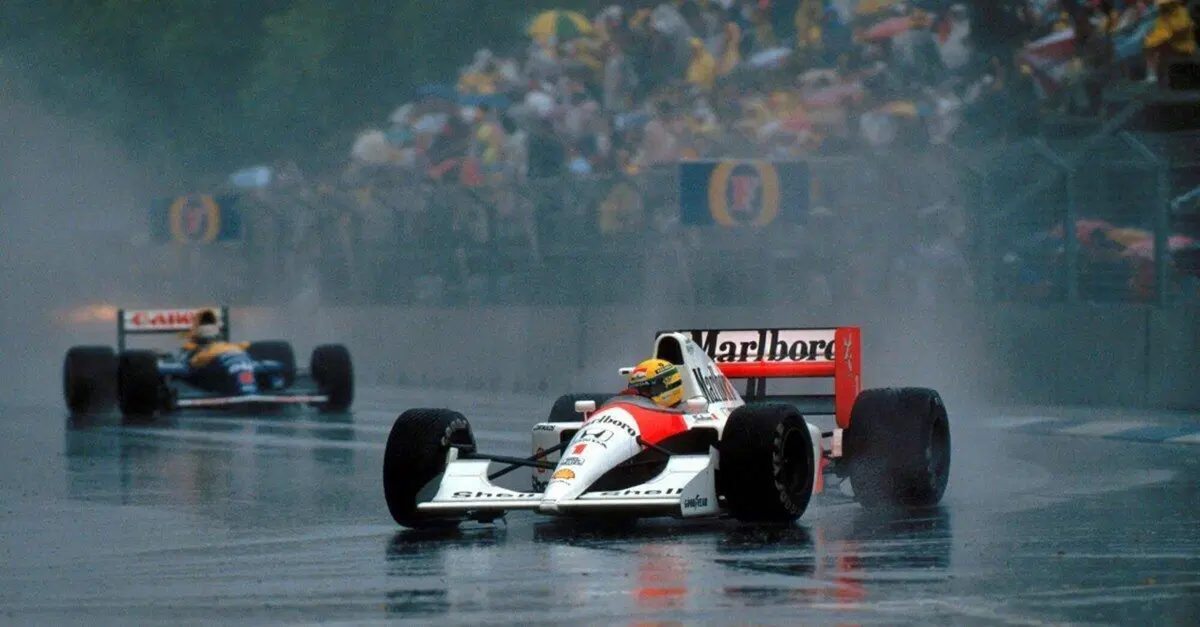 F1 sul bagnato: perch&eacute; oggi la visibilit&agrave; e le vetture impediscono gare come ai tempi di Senna e Schumacher