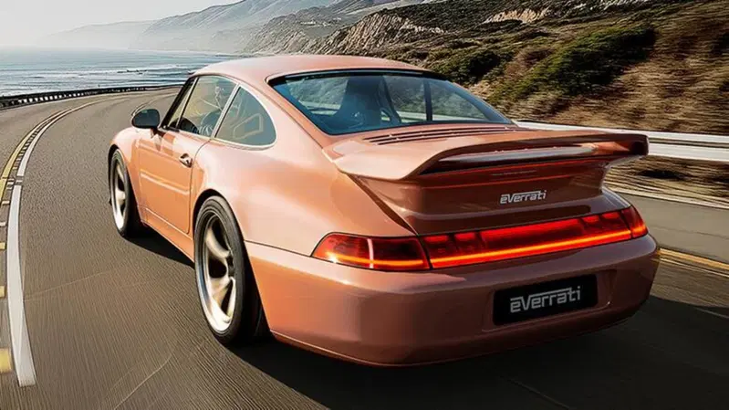 Il design posteriore della 993 Founders Edition di Everrati