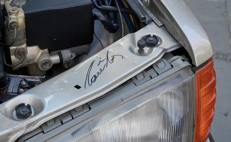 L'autografo di Niki Lauda