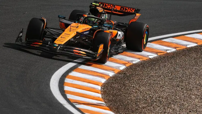 F1. GP Olanda: Norris subito davanti in FP1, Aston Martin sorpresa. Ferrari fuori da top 10, problemi per Antonelli e Verstappen