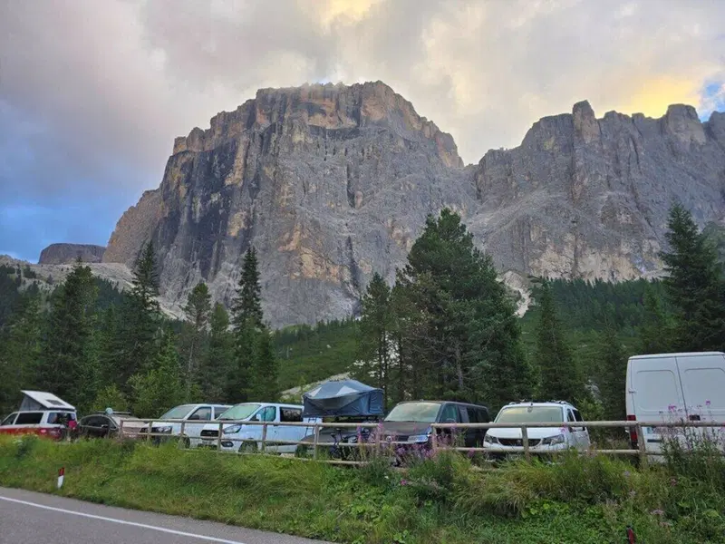Campeggio selvaggio