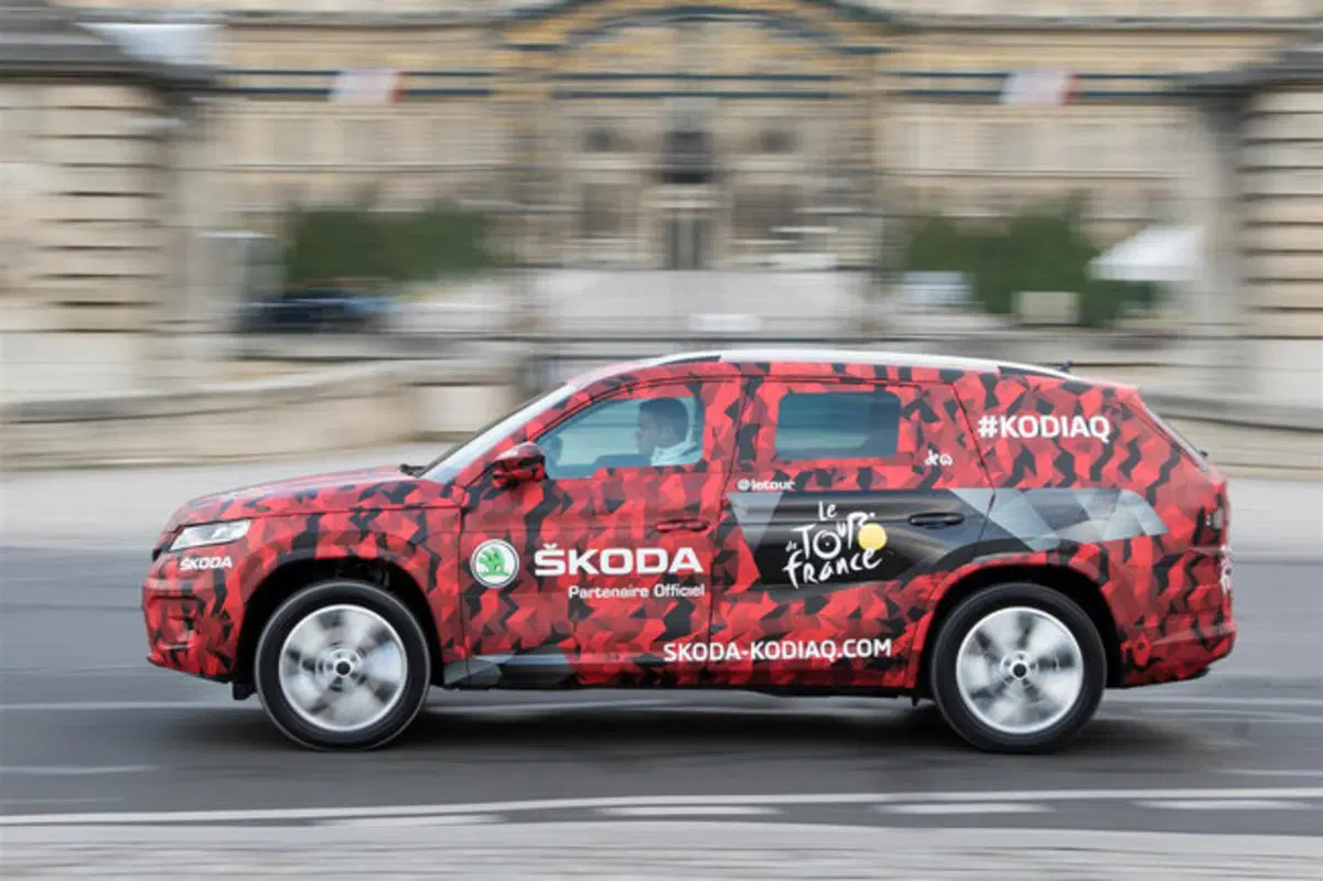 Skoda Kodiaq: il prototipo sulle strade del Tour de France